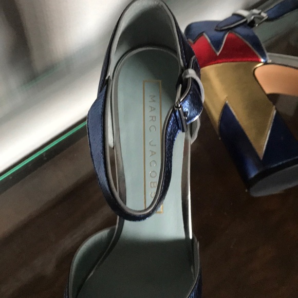 Marc Jacobs Tri-Color Metallic Platforms - Picture 6 of 10